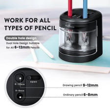 Auto Pencil Sharpener, Battery