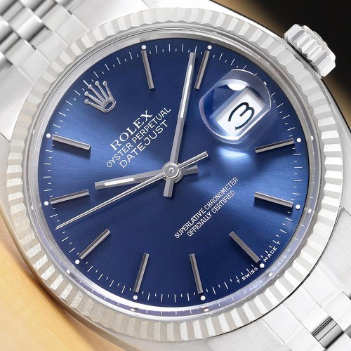 Rolex mens datejust 16234 - mens, 18k