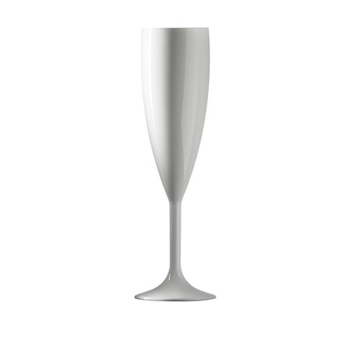 White polycarbonate champagne - white,