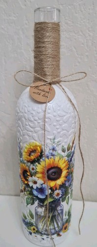 Handmade decoupaged floral - handmade,