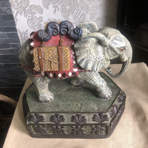 Elephant mounted resin - mounted,