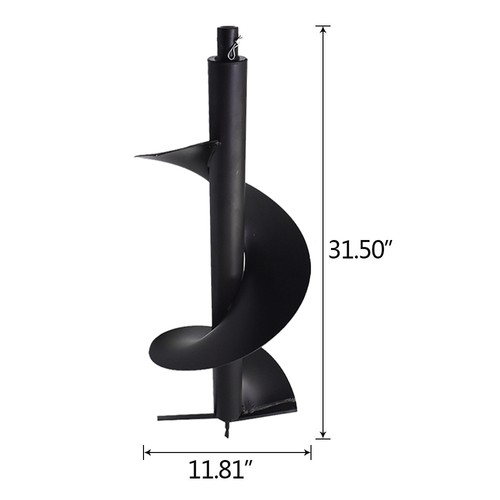 Pack inch earth - 12, auger
