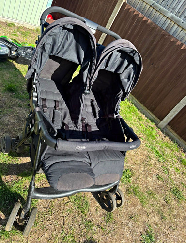 Graco double pushchair black - graco,