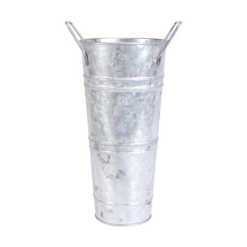 1pc farmhouse vase - vase, galvanized