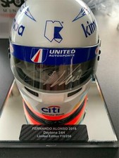 Rare Signed Fernando Alonso 1/2 scale helmet Daytona 24hrs 2018 Ltd Ed 118/250