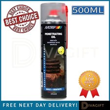 MOTIP PRO PENETRATING OIL SPRAY 500ML MOS2 GRAPHITE RUST SOLVENT REPELS MOISTURE