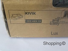 IKEA Cover for KIVIK 3 Seat Sofa in Hillared Anthracite 203.489.19