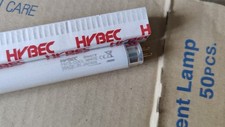 HYBEC 8 Watt 12" Cool White Fluorescent Tubes Bulbs F8T5 x50 Bulbs Lamps 