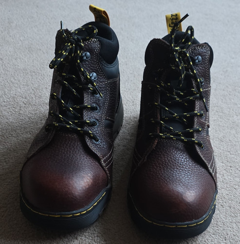 Martens brown steel toe - brown,