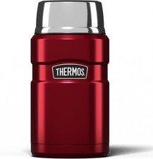 Thermos Stainless King Food Flask, Red, 710 ml