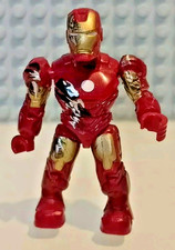 Mega Bloks Marvel Series 1 Battle Damage Iron Man 2" Mini Figure FREE UK POSTAGE