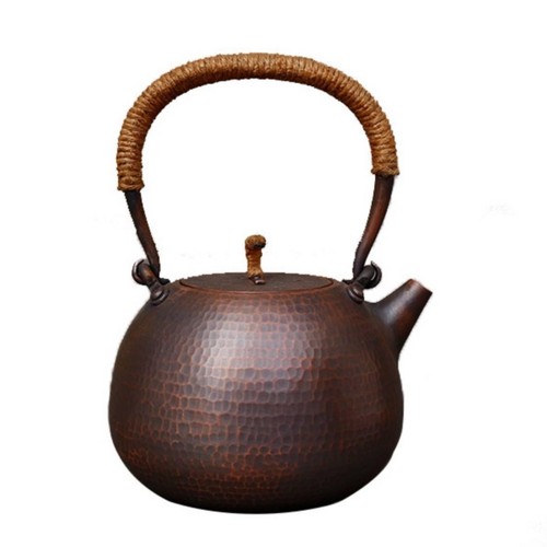 Hammered teapot large capacity - hammered, large-capacity