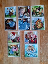 UK 5 Pairs Of Mint Stamps. Alice In Wonderland. Issued On The 6 January 2015.