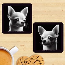 Chihuahua Dog Coasters, Set Of