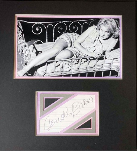 Carroll baker original - original, mounted