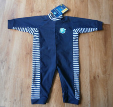 Splash About All In One UV Sun Protection 50+ Swim Suit Blue Age 1 - 2   12- 24m