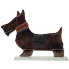 D & J Glassware Glass Scottie