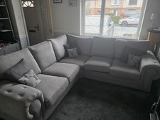 Verona Grey Corner Sofa