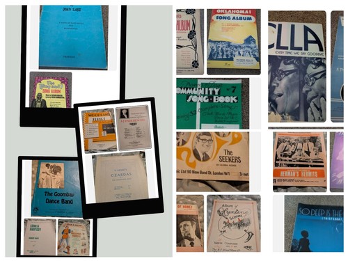 Vintage sheet music - music/, piano