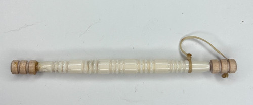 Antique needle case with cap - antique,