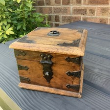 Small Rustic hinged Wooden Box