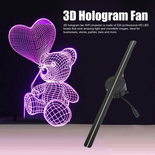 Hologram led fan - led,