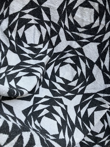 Vintage 1960s cotton towelling - cotton,