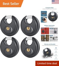 4 Pack Keyed Padlock Set - 3/8