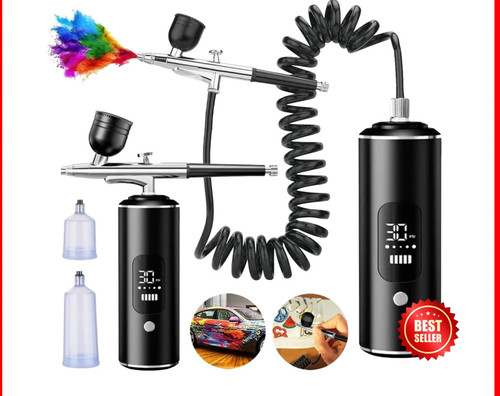 Portable airbrush with - airbrush,