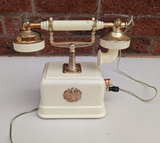 Vintage Wind-up Geobra 1900 Intercom Toy Telephone For Repairs
