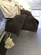 Pair Classic Mini Interior Door Cards Rear Brown