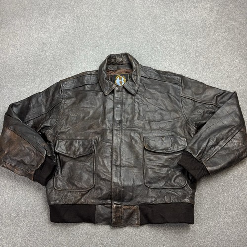 Leather flying jacket adult - leather,