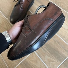 Mbt Kabisa Orthopedic Men’s 10 Oxford Shoes Brown Leather Lace Up Comfort