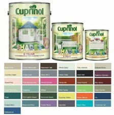 Cuprinol Garden Shades Paint - Furniture Sheds Fences - All Colours and Sizes