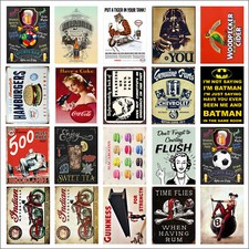 Various retro tin metal - various,