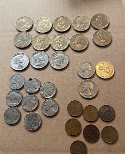 Approx american coins - in,