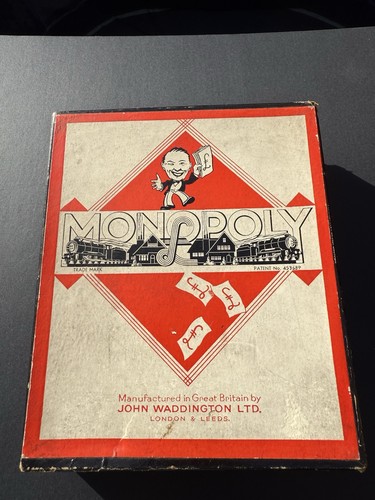 Vintage waddingtons monopoly - vintage,