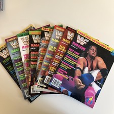 WWF WWE Magazine bundle 1992 x 8 magazines