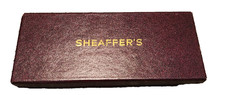 Vintage Sheaffer's Grey Snorkel Fountain Ink Pen with 14kt Gold Nib with box