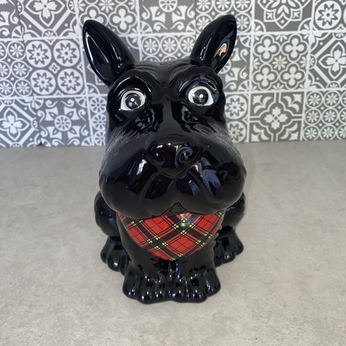 Black westie ceramic - black, scotty