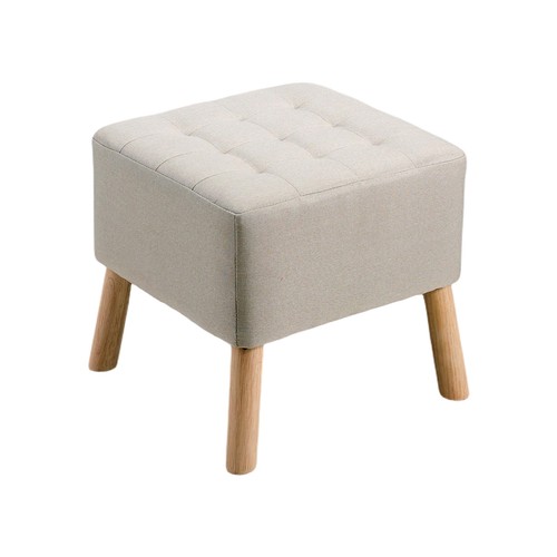 Large square ottoman footstool - large,