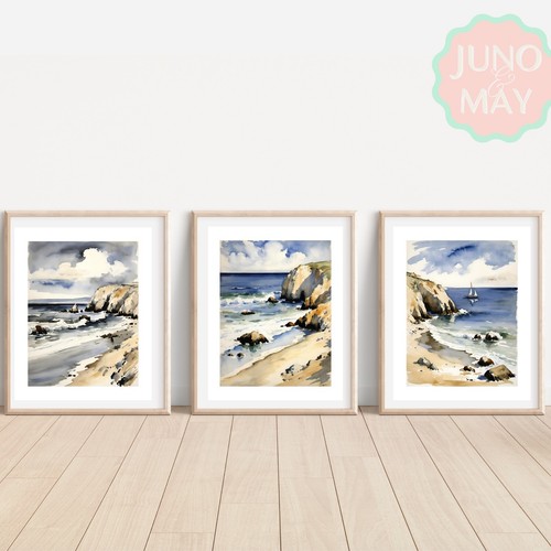 Set monet style beach - set, of