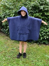 Fleece Hooded Blanket Scout Guide Camp Blanket Poncho