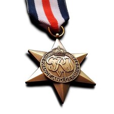 British World War 2 Replica Service/Campaign Medal FRANCE AND GERMANY STAR WW2