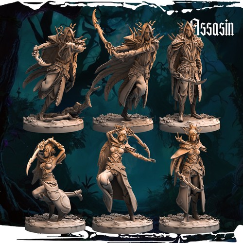 Dark elf assasins 28mm - dark,