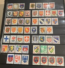 Old French Stamps Shields
