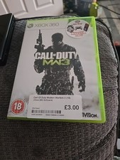 Xbox 360 call of duty mw3 game 
