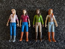 4 Schleich Figures For Horse Stables Groom Stablehand inc Vet