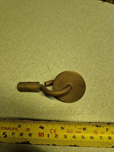 Vintage brass pulley wheel - pulley,