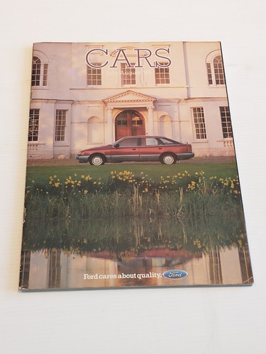 Ford car range sales brochure - sales,